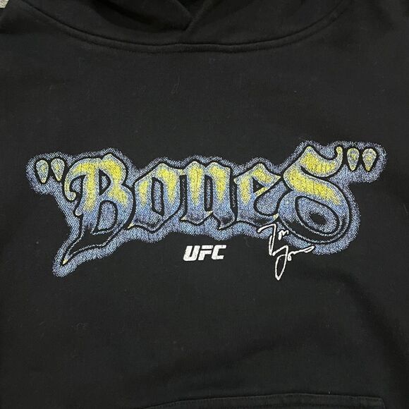 UFC Black Hoodie with Graphic Design - Picture 5 of 7